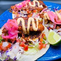 Tacos a la plancha with fish or shrimp (3)